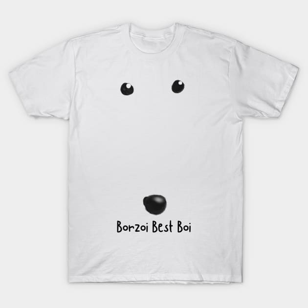 borzoi best boi T-Shirt by Moonwing